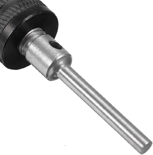 Vista 8 de Mesee 2 unidades de mini taladro de mandíbula sin llave, adaptador de portabrocas de cambio rápido, mini herramienta de conversión de pinza