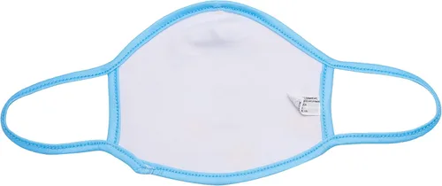 Vista 2 de Máscara facial Wild Republic Wild Smiles, máscara facial reutilizable, lavable, máscara de medio rostro Acuático
