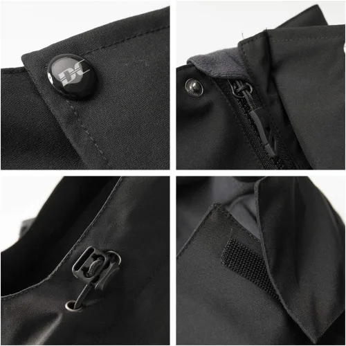 Vista 6 de Diamond Candy - Chamarra impermeable de Softshell con capucha para hombre. Negro