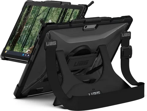 Vista 10 de URBAN ARMOR GEAR UAG - Funda diseñada para Microsoft Surface Pro 11/10/9 con soporte multiángulo y soporte para bolígrafo, compatible con cubierta