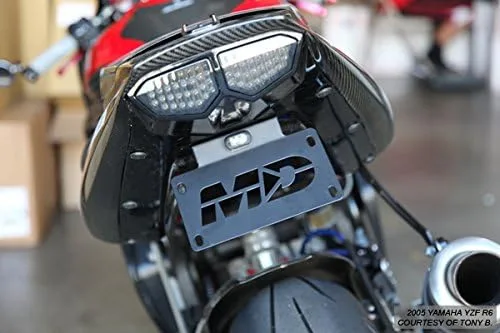 Vista 2 de Kit eliminador de guardabarros para Yamaha YZF R6 2003-2005, R6S 2006-2009, R1 2002-2003