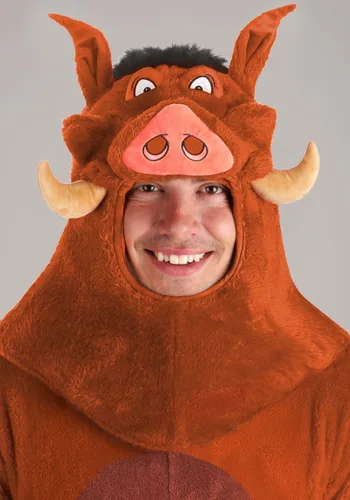 Vista 5 de Disfraz de Pumbaa de Disney El Rey León para Hombre Multicolor