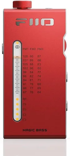 Vista 11 de FiiO RR11 Receptor de radio estéreo portátil HiFi FM con sintonización analógica PVR, efectos de sonido BASS+3D, 64MHz-108MHz