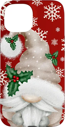 Vista 6 de Aesthetic Snowflake Cute Winter Gnome for Christmas Grandma Case for iPhone 17