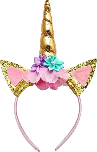 Vista 2 de Soyoekbt Unicorn Costume for Girls Birthday Gifts Kids Unicorn Tutu Dress with Headband Wing for Unicorn Party 1-10Year