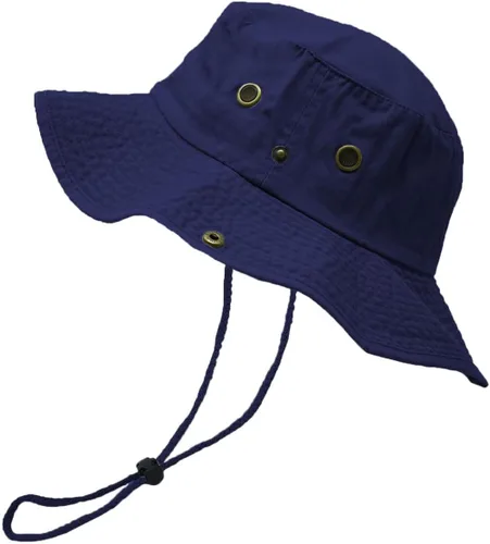 Vista 16 de Glory Max Sombrero de pescador de algodón lavado con correa de barbilla gorra de pesca Sun Safari Boonie Oliva