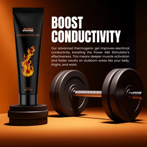 Vista 2 de Tonic Gym Pro Conductivity Gel 15mL/Each Tube – Skin-Friendly Formula for Comfortable Application During Fitness Use