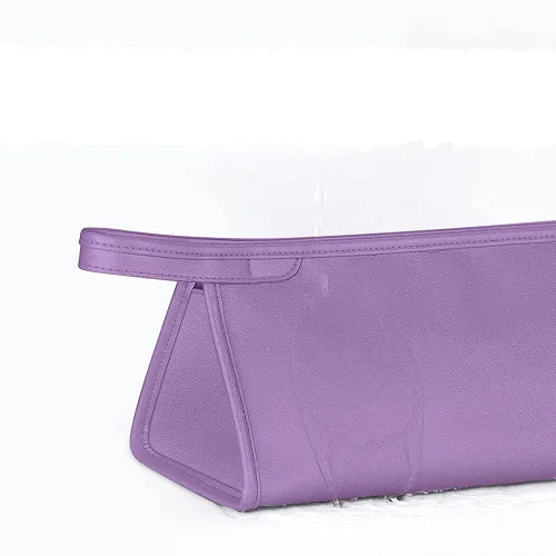Vista 4 de BUBM Bolsa de almacenamiento de viaje portátil para Dyson Airwrap y Shark Púrpura