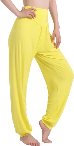 Vista 2 de Marca Hoerev pantalones de modal y elastano súper suave para yoga y pilates.