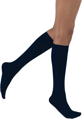 Vista 13 de JOBST 115132 BSN Medical Calcetines de compresión opacos, altura hasta la rodilla, 20-30mmHg, puntera cerrada, pequeños, color negro clásico