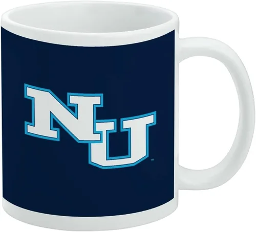 Vista 508 de Taza de cerámica con el logotipo principal de la Universidad Rider, taza de regalo novedosa para café, té y bebidas calientes, 11oz, blanca