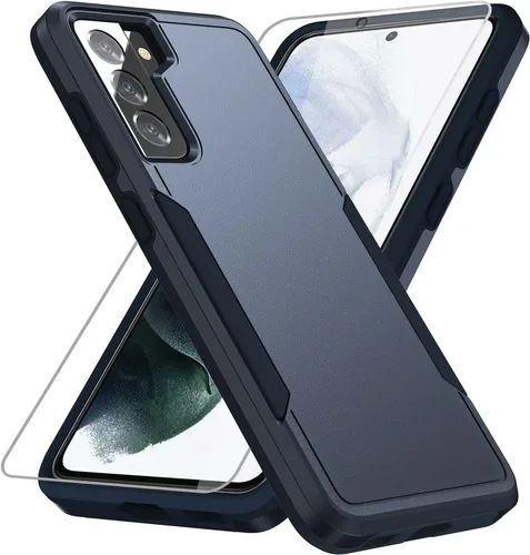Vista 10 de Funda para Samsung Galaxy S21 Plus, con protector de pantalla HD [probada contra caídas de grado militar], funda protectora resistente a prueba