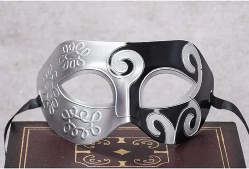 Vista 2 de 10 máscaras venecianas unisex retro para disfraz de fiesta