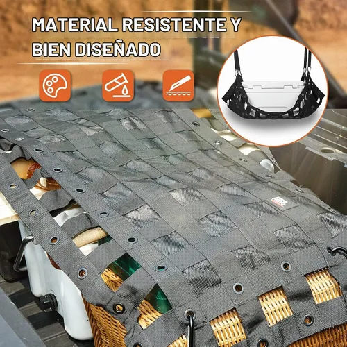 Vista 2 de KEMIMOTO Red de carga UTV compatible con Polaris Ranger General Defender