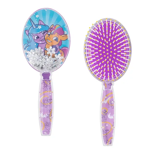 Vista 13 de CoComelon - Cepillo de pelo con estrellas mágicas brillantes y confeti, color verde, cepillo de pelo para niños a partir de 3 años