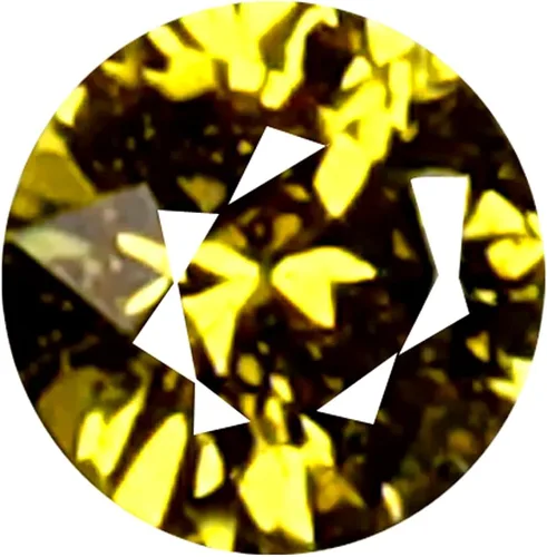 Vista 2 de 0,66 ct (10 unidades) Tamaño calibrado (0.093in) forma redonda de celón, amarillo y zafiro natural