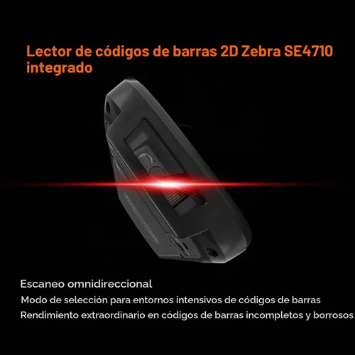 Vista 3 de Vanquisher Android 15 Escáner de código de barras portátil RD50T, 4GB+128GB PDA empresarial resistente con motor de escaneo de código de barras
