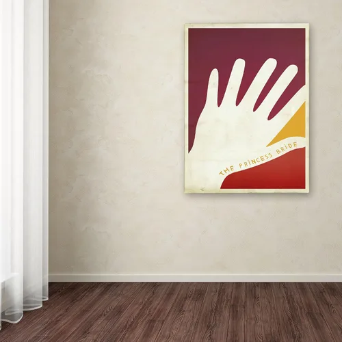 Vista 3 de Trademark Fine Art Lienzo decorativo para pared, diseño de princesa novia por Megan Romo, 14 x 19 pulgadas