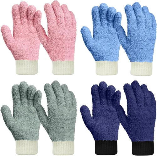 Vista 16 de MIG4U Guantes de limpieza de microfibra para el hogar, guantes para limpiar persianas, ventanas, contraventanas, muebles y coche, reutilizables, sin