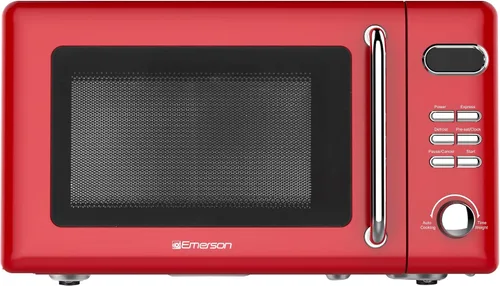 Vista 10 de Emerson MWR7020W - Horno microondas compacto para encimera con control de botón, pantalla LED, 700 W, 5 niveles de potencia, 8 menús automáticos