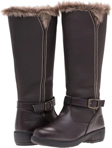 Vista 7 de Botas de invierno resistentes a la intemperie para mujer con cremallera lateral (Debby) impermeables aisladas altas botas de invierno para mayor
