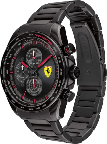 Vista 3 de Ferrari 0830654 - Reloj de cuarzo con correa de acero inoxidable color negro 20 modelo 0830654