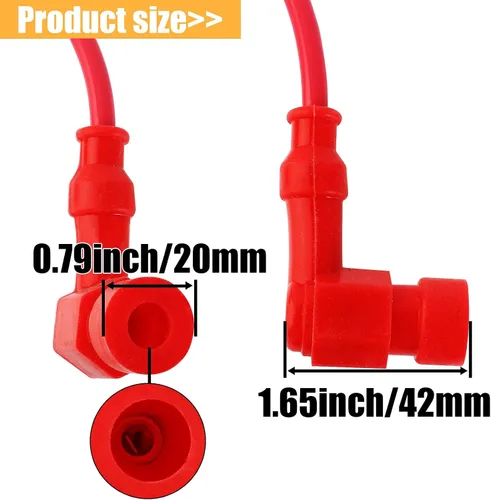 Vista 3 de Bobina de encendido CDI de alto rendimiento compatible con 49cc - 50cc 60cc 66cc 80cc motor motor de 2 tiempos bicicleta motorizada con piezas