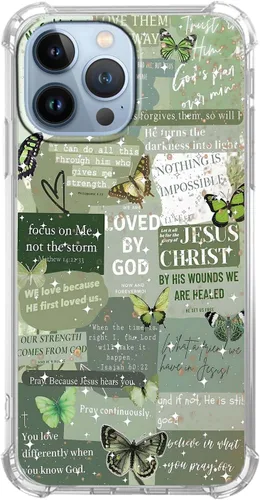 Vista 10 de Funda para Celular con Versículos de la Biblia, Colocación de Citas Cristianas de Jesús, Diseño Collage, Funda Protectora Suave de TPU de Moda