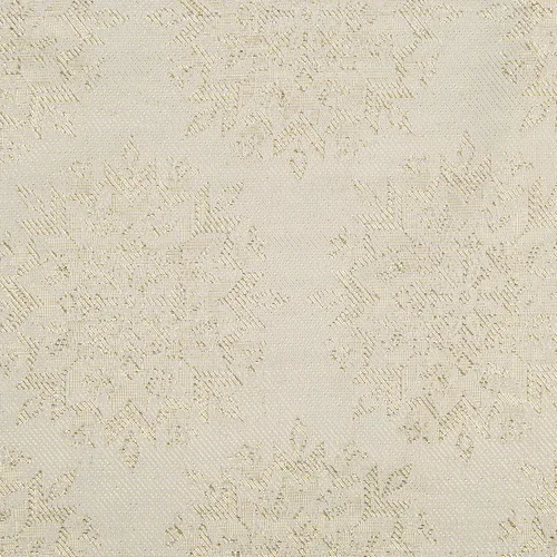 Vista 3 de Colección de mesa navideña DII Sparkle Metallic, camino de mesa, 14x72 pulgadas, copos de nieve en jacquard