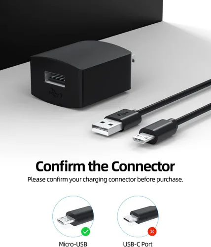 Vista 4 de Adaptador de CA para Nintendo NES Classic Edition 2016, Super NES Classic 2017, consola clásica Playstation con cable de cargador micro USB de 5