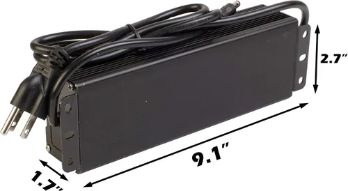 Vista 2 de Fuente de alimentación de 24 V 96 W, certificación UL 4A controlador LED impermeable Transformador resistente IP67 110v a CC para módulo de luz LED