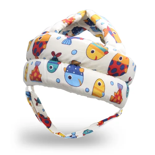 Vista 21 de Protector de cabeza de bebé, casco de bebé para gatear, caminar, sin golpes, cabeza de seguridad, gorra protectora ajustable para caminar, jugar