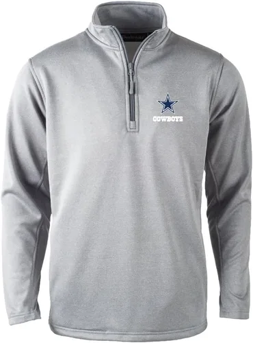 Vista 40 de Dunbrooke Camiseta Royal Buffalo Bills All-Star Tech con cremallera de un cuarto para hombre Rojo