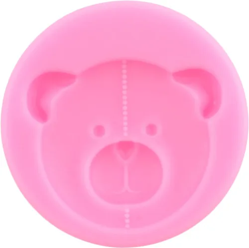 Vista 8 de Zixiang Molde de fondant de perlas 3D, molde de silicona para fondant, bolas de perlas semiesferas, moldes de chocolate para oso de peluche