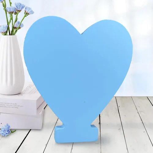 Vista 19 de AOCEAN - Letras de madera azul de 6 pulgadas, letras de madera sin terminar para decoración de pared, letras decorativas en pie, cortes de letras