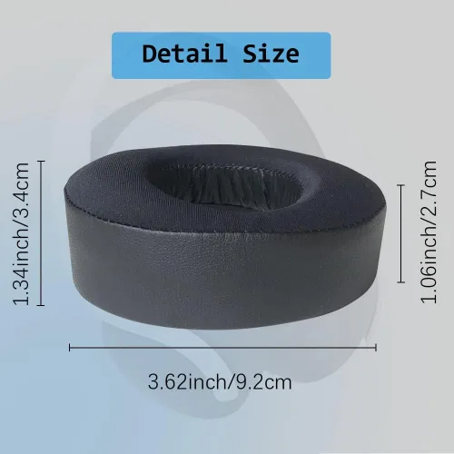 Vista 3 de MQDITH Almohadillas de repuesto de gel refrigerante compatibles con auriculares Sony Playstation 5 Pulse PS5 3D