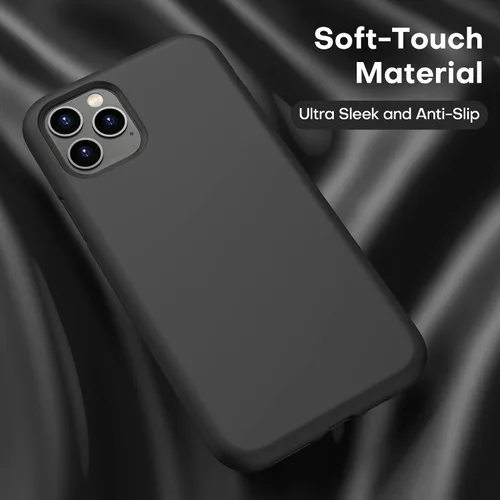 Vista 7 de CellEver Funda de silicona resistente para iPhone 11 Pro, protección militar contra caídas, protección elevada de pantalla y cámara, interior sin