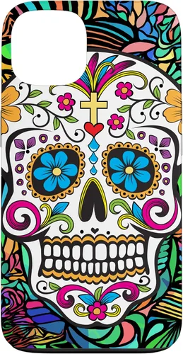 Vista 7 de Funda para iPhone 11 Pro Max Day of the Dead Sugar Skull