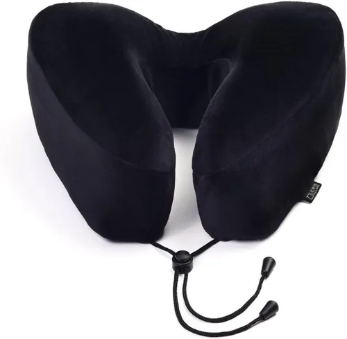 Vista 2 de Lewis N. Clark Almohada cervical de viaje Hexform de espuma viscoelástica contorneada para dolor de hombros y cuello, avión, campamento, niños
