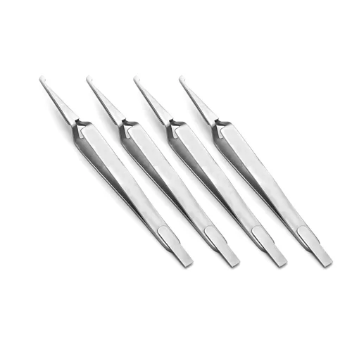 Vista 2 de Soporte de ortodoncia, pinzas para colocar el soporte de ortodoncia, juego de 4 instrumentos de ortodoncia TeckMed