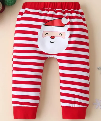 Vista 6 de Fullfamous Conjunto de mameluco y pantalón de 3 piezas con volantes de manga larga para bebé niña christmas 1