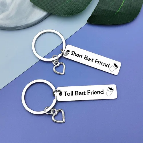 Vista 6 de Vadaka Llavero de amigos para mujeres, amantes del café, regalo de amistad, llavero para niñas, mejores hermanas, regalos de cumpleaños para mejores