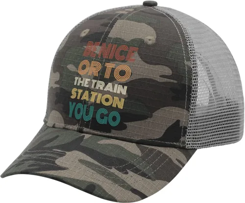 Vista 2 de devor Baseball Cap be Nice or to The Train Station You go Baseball Caps for Women Funny Caps Adjustable