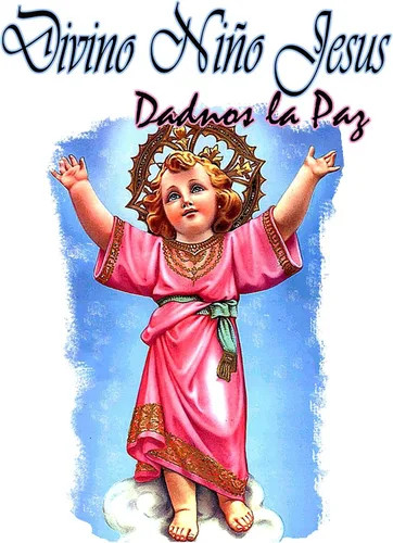 Vista 2 de CafePress El Divino Niño - Calcomanía ovalada para parachoques