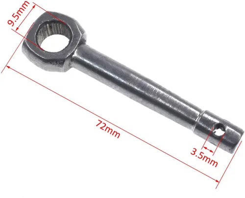 Vista 2 de Bola de varilla de barra de palanca de brazo de embrague para bicicleta motorizada con motor de 2 tiempos