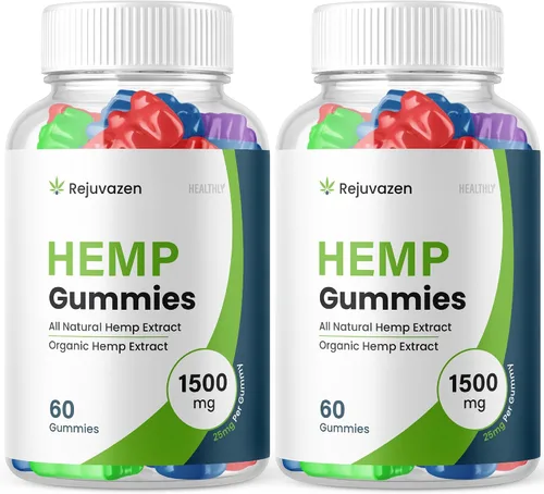 Vista 8 de Gomitas Rejuvazen – Fórmula oficial – Gomitas de cáñamo Rejuvazen Presión Arterial Fórmula de azúcar 300 mg, Gomitas Rejuvazen Mezcla de Alta