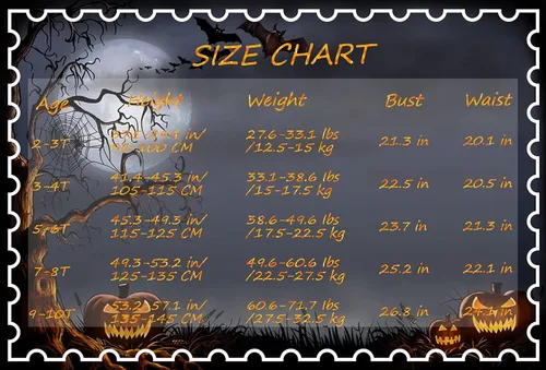 Vista 5 de Disfraz de bruja de Halloween para niñas pequeñas con sombrero