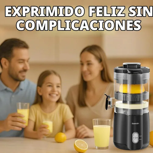 Vista 7 de Exprimidor de limón eléctrico, máquina exprimidora de cítricos sin manos con cepillo de limpieza, exprimidor automático para limón, lima, pomelo