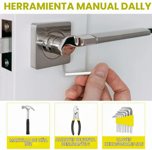Vista 3 de HANGYING - Kit de herramientas para el hogar de 39 piezas, juego de herramientas amarillo con estuche de almacenamiento