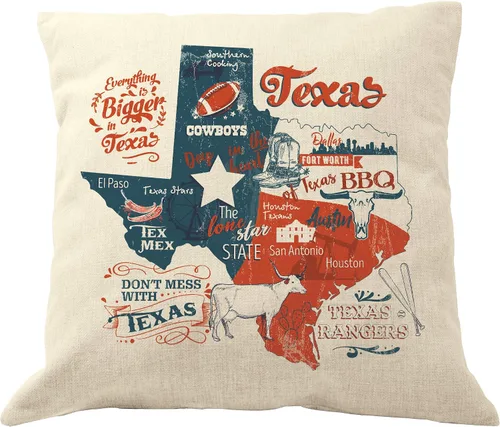 Vista 18 de Funda de almohada Arizona de 18 x 18 pulgadas, funda de almohada Arizona, almohada de decoración del hogar